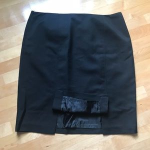 Black Kasper pencil skirt